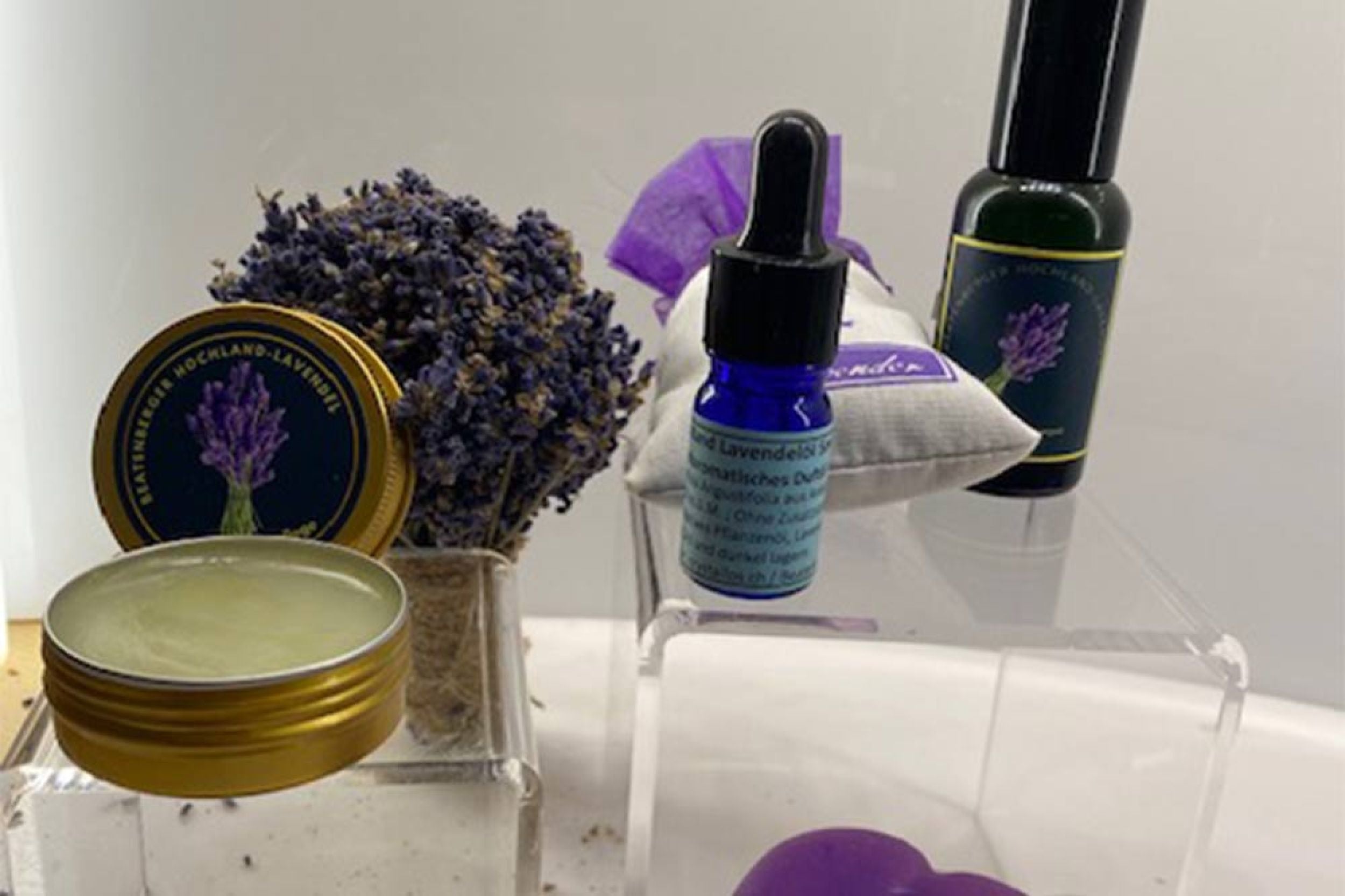 Lavendelprodukte aus eigenem Anbau