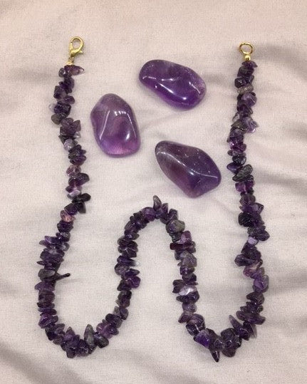 Amethyst Splitterhalskette