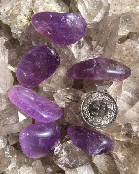 Amethyst Trommelstein
