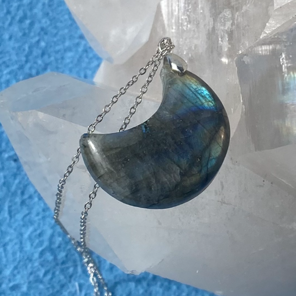 Labradorit Mond Kette