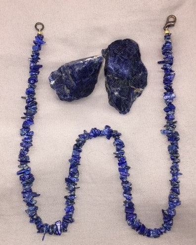 Lapis Lazuli Splitterhalskette