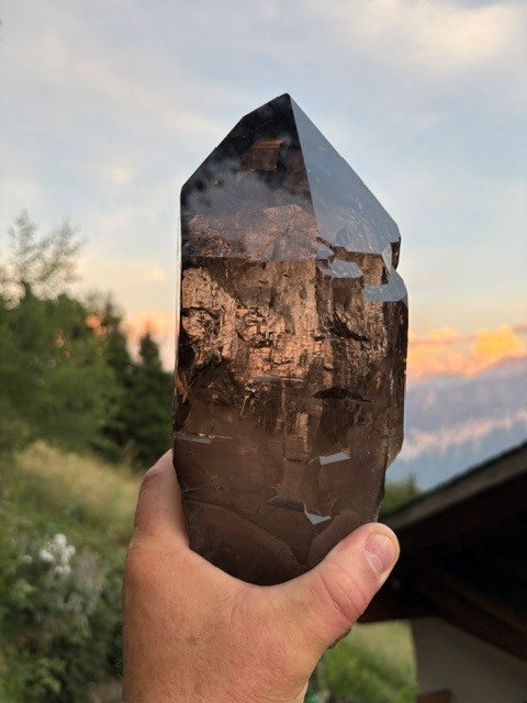 Rauchquarz Spitze  Schweiz RQS 076