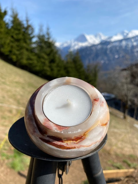 Teelicht Onyx